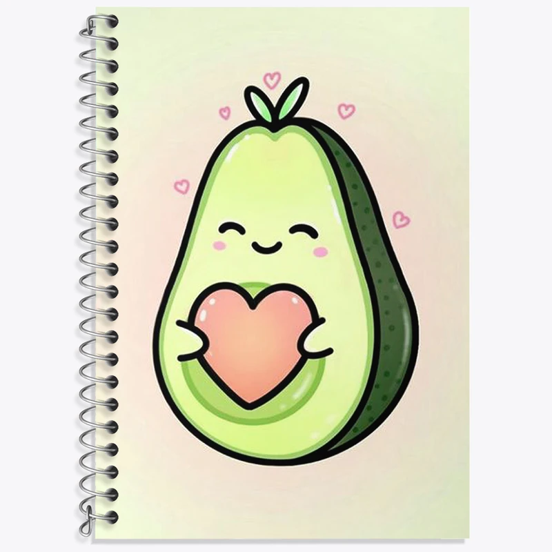 دفتر لغت 50 برگ خندالو طرح آووکادو بامزه کد N1905