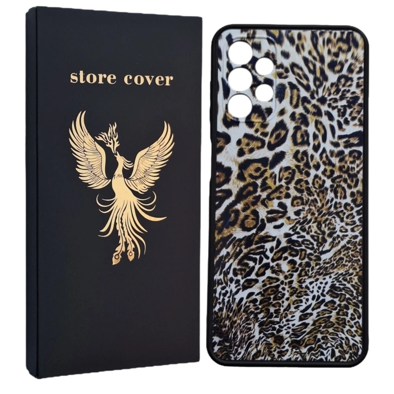  کاور استور کاور طرح پلنگی مدل A13 مناسب برای گوشی موبایل سامسونگ Galaxy A13 / A32 5G