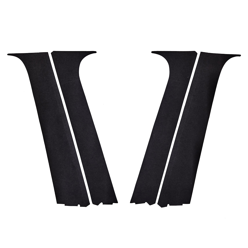 برچسب ستون بیرون خودرو چیکال مدل V-285 مناسب برای پژو 206/پژو 207 بسته 4 عددی
