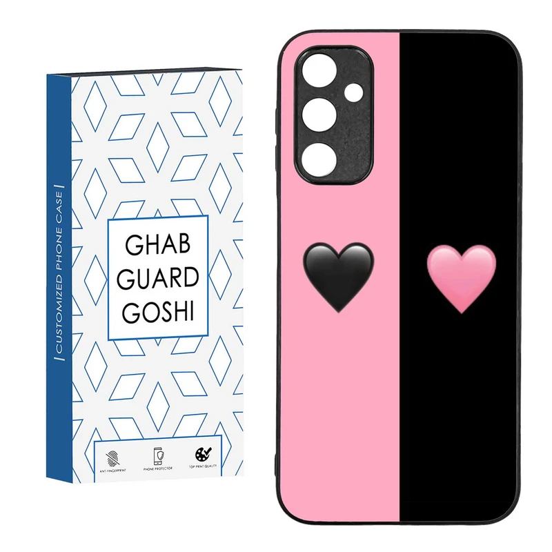 کاور قاب گارد گوشی طرح صورتی مشکی کد TPU-251 مناسب برای گوشی موبایل سامسونگ  GALAXY A24  