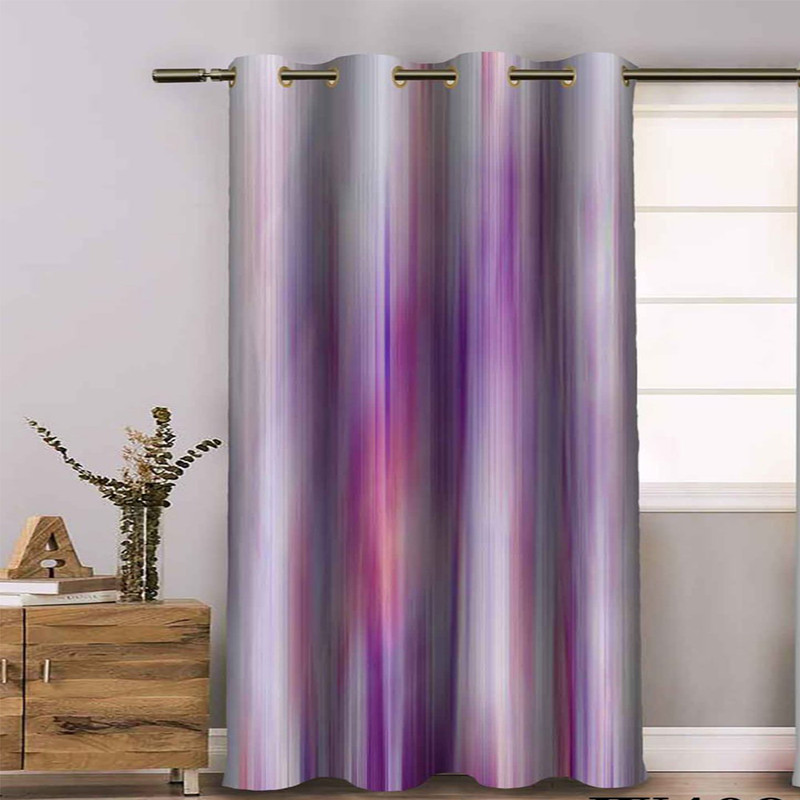 پرده مدل مخمل طرح آبرنگی کد 4099 سایز 140x195 سانتی متر