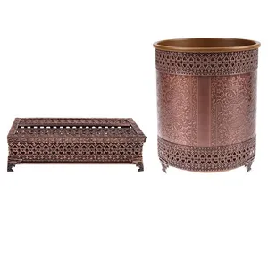ست سطل و جای دستمال کاغذی کد 1031