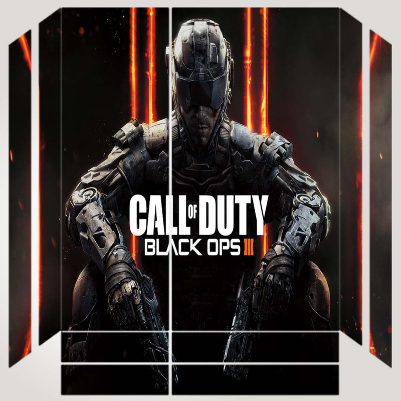 برچسب پلی استیشن ۴ طرح call of duty مدل ps4 fat کد PS-1007