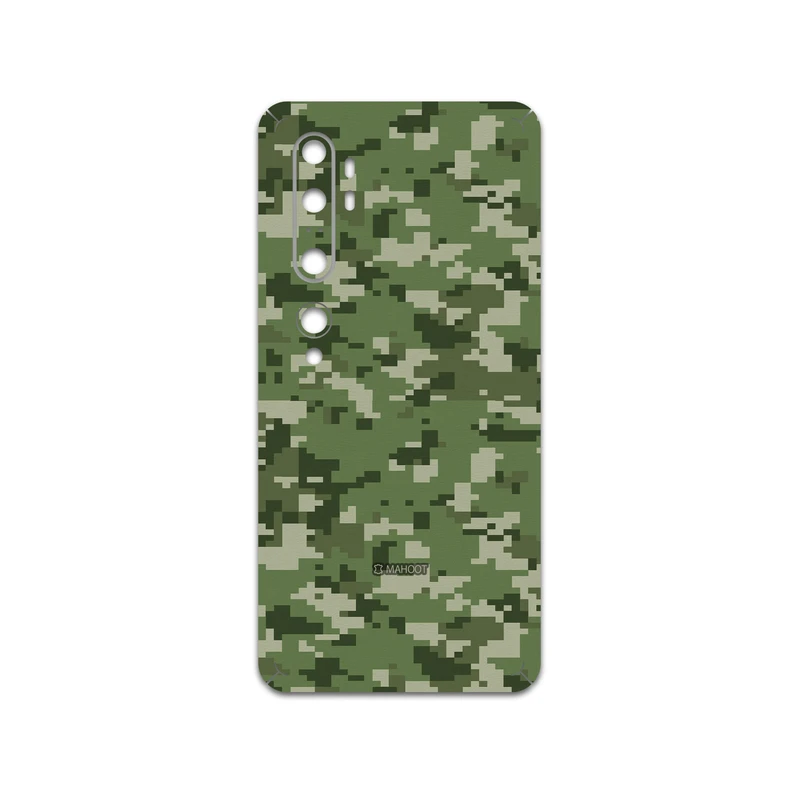 برچسب پوششی ماهوت مدل Army-Green-Pixel مناسب برای گوشی موبایل شیائومی Mi Note 10