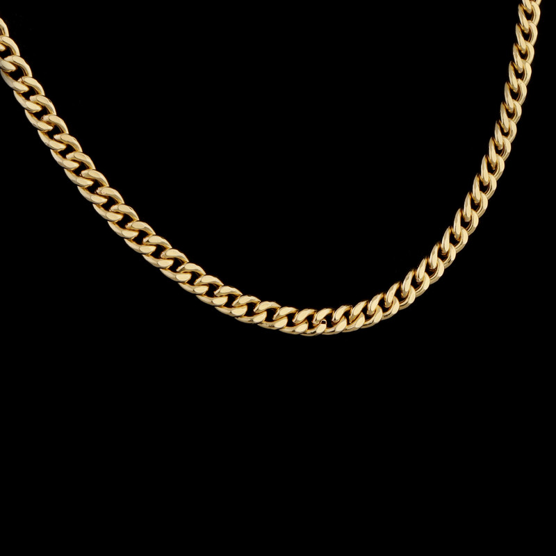 زنجیر طلا 18 عیار زنانه طلای مستجابی مدل 40110