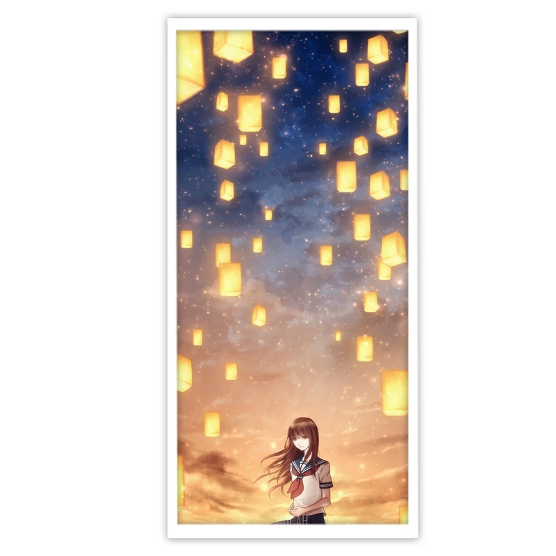 تابلو بکلیت طرح انیمه نام تو و بالن آرزوها مدل W-S3073