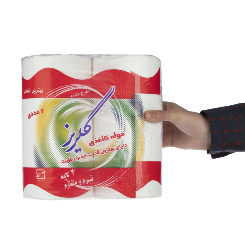 دستمال حوله ای گلریز مدل 2 بسته 36 عددی