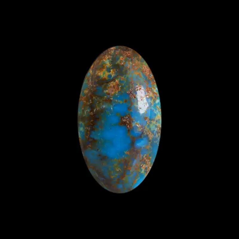 سنگ فیروزه مدل نیشابوری شجری کد AK1