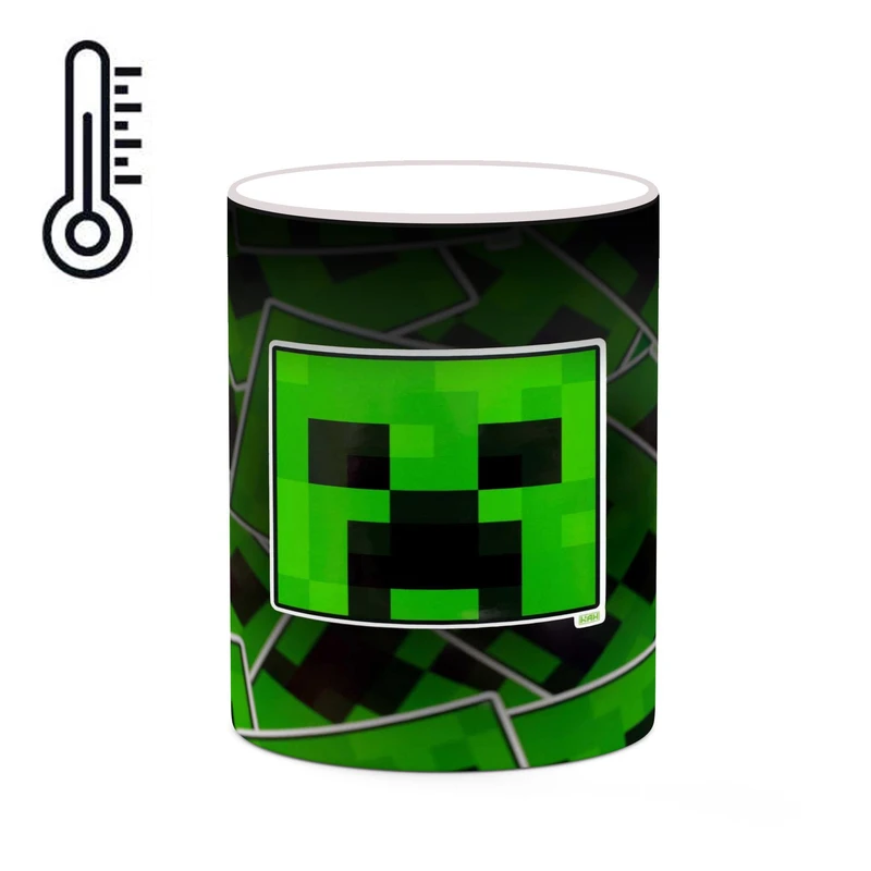 ماگ حرارتی کاکتی طرح ماینکرافت minecraft مدل mgh41310