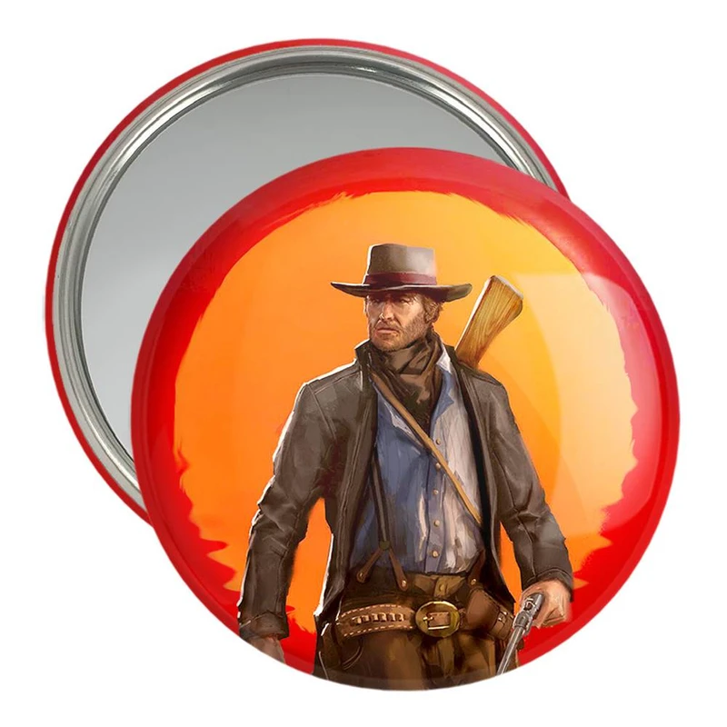 آینه جیبی خندالو مدل رد دد Red Dead  کد 10294