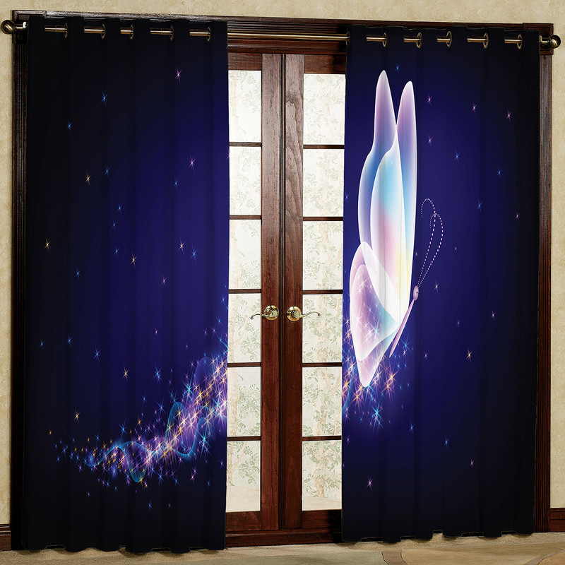 پرده مدل مخمل پانچی کد 2312 سایز 140x280 سانتی متر