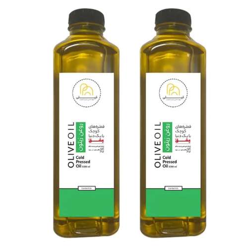 روغن زیتون بکر بدون بو فیلی - 2 لیتر بسته‌ 2 عددی