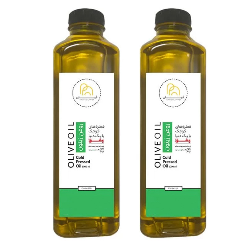 روغن زیتون بکر بدون بو فیلی - 2 لیتر بسته‌ 2 عددی