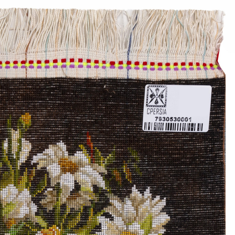 فرش دستباف دیوارکوب سی پرشیا مدل گلدان و ترمه کد 793053