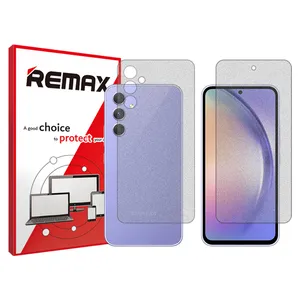 Remix matte screenprotector HyMTT model suitable for Samsung Galaxy A54 5G phones along with the back of the phone