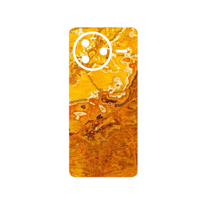 برچسب پوششی ماهوت مدل Gold Marble مناسب برای گوشی موبایل شیائومی Poco F7 Pro