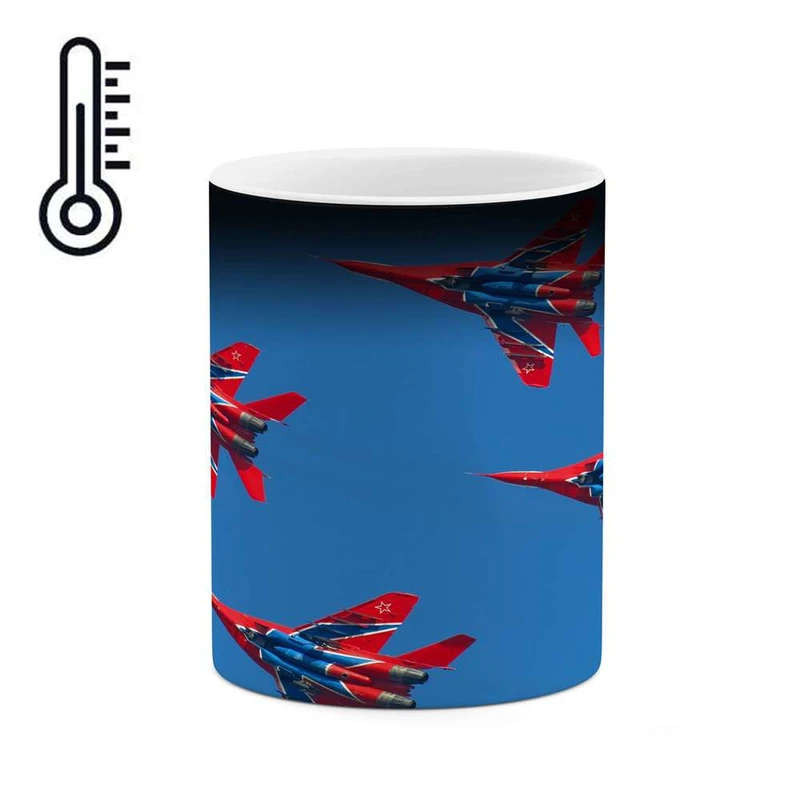 ماگ حرارتی کاکتی مدل هواپیمای جنگنده کد mgh10694