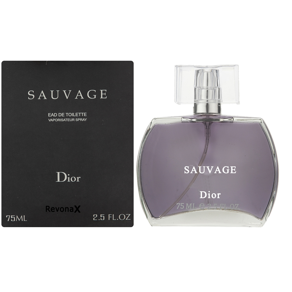 ادو تویلت مردانه رووناکس مدل SAUVAGE Dior حجم 75 میلی لیتر