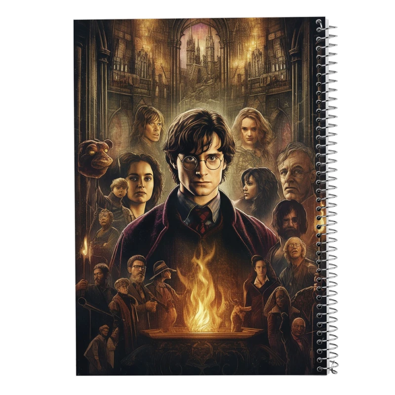 دفتر مشق 50 برگ مدوپد مدل هری پاتر harrypotter کد DF10318