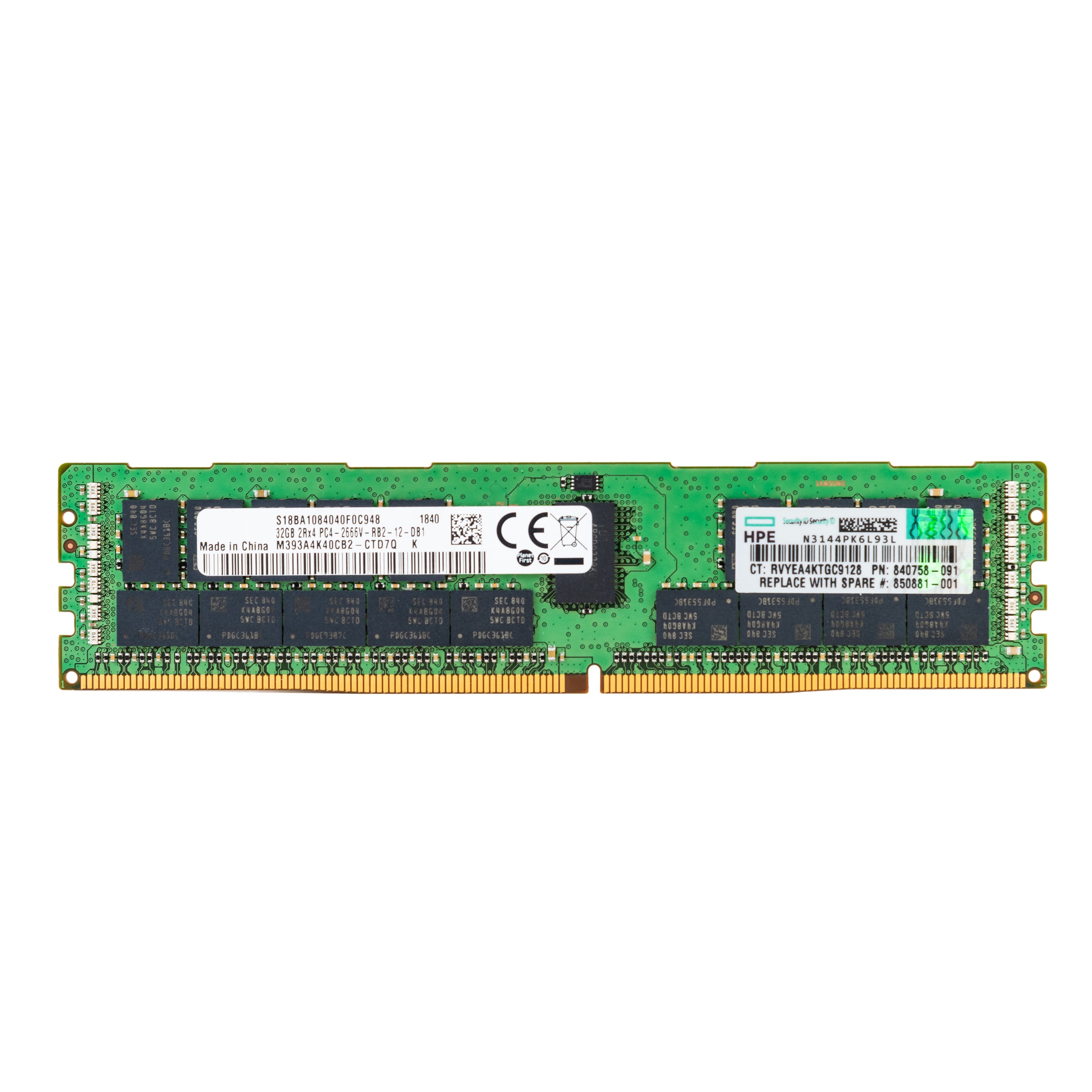 رم سرور DDR4  تک کاناله 2666 مگاهرتزRB2 h11  اچ پی ای  مدل HMA84GR7AFR4N ظرفیت 32 گیگابایت 