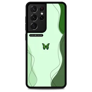 AKAM AMC-WSGS21U-BUTTERFLY-21 Cover For Samsung Galaxy S21 Ultra