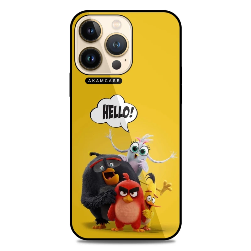 کاور آکام مدل AMC-WA13PRO-ANGRY BIRDS17 مناسب برای گوشی موبایل اپل iPhone 13 Pro