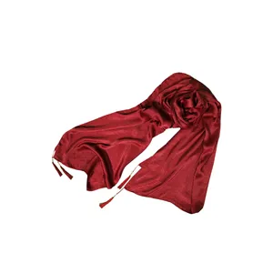 شال زنانه مدل منگوله دار واکسی کد 14