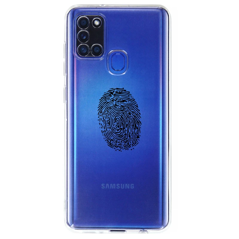 کاور مگافون طرح اثر انگشت مدل C62-B مناسب برای گوشی موبایل سامسونگ Galaxy A21 S