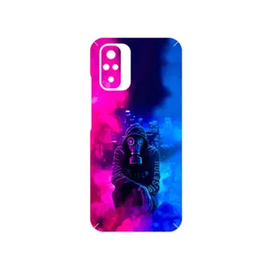 MAHOOT Smoke Rainbow Digital Art 2 Cover Sticker for Xiaomi Redmi Note 10s