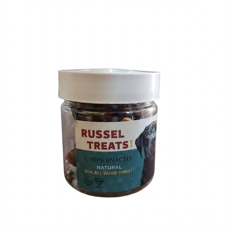 تشویقی سگ راسل مدل گوشت گردن طعم گوسفند وزن 100 گرم