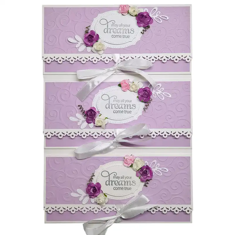 پاکت پول مدل گل رز کد 02