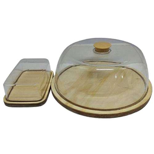 کیک خوری کد q818 به همراه ظرف کره