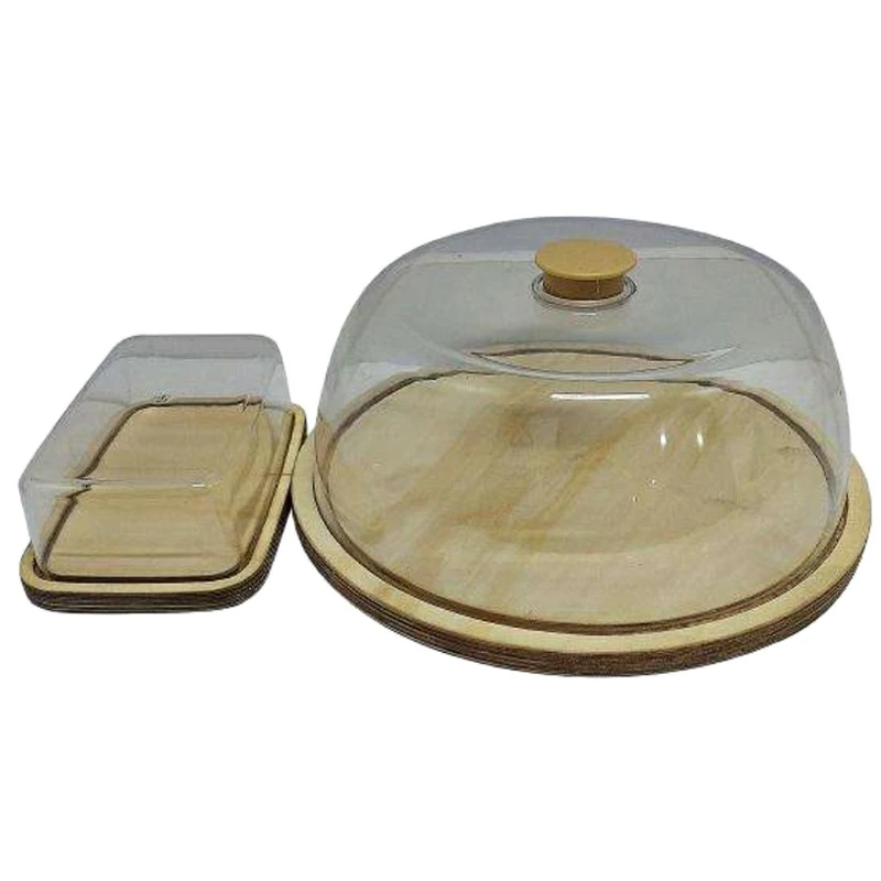 کیک خوری کد q818 به همراه ظرف کره