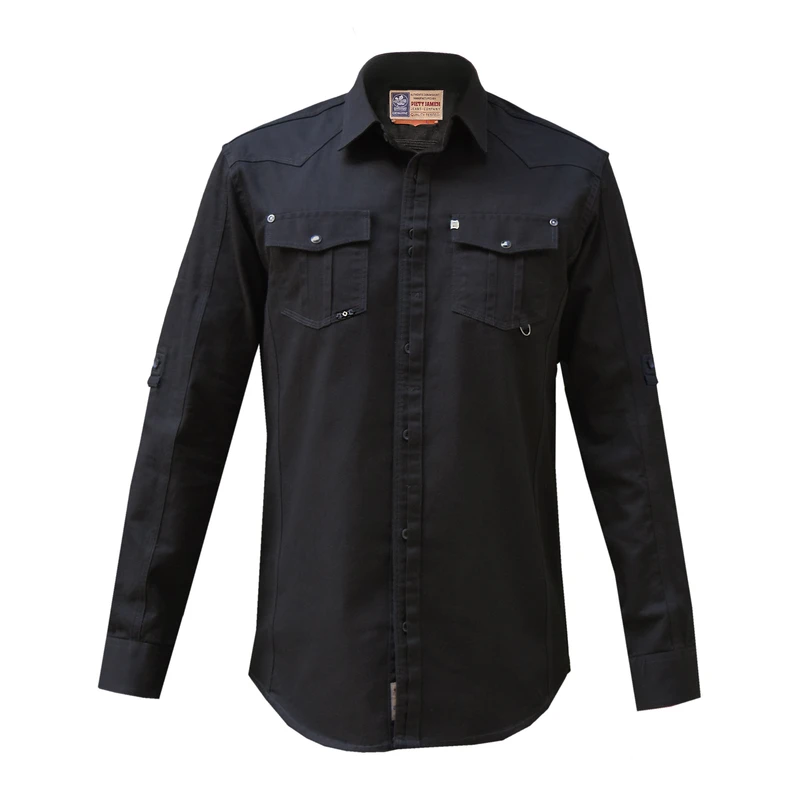 پیراهن آستین بلند یقه برگردان مردانه پایتی جامه
 مدل می سی کد 21126581