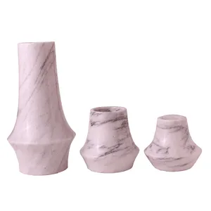 ست شمعدان و گلدان و جاعودی مدل سارینا