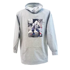 هودی زنانه مدل ملانژ پنبه 2