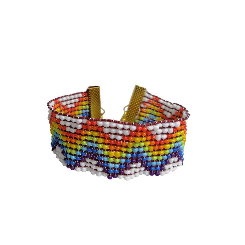 دستبند زنانه مدل رنگین کمان