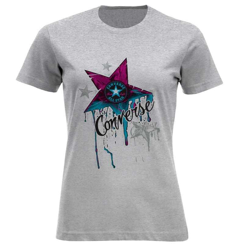 تی شرت آستین کوتاه زنانه مدل ستاره D671