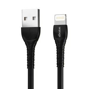 کابل تبدیل USB به لایتنینگ سیبراتون مدل S201i طول 1.1 متر
