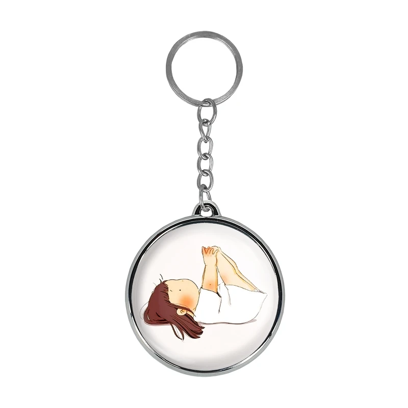 جاکلیدی خندالو طرح دختر ورزشی مدل دوطرفه کد 2876928770