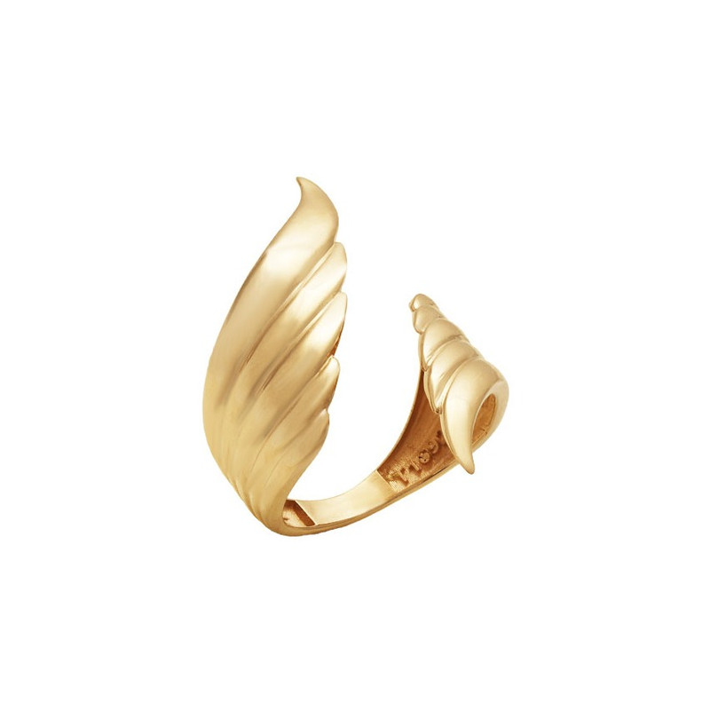 انگشتر طلا 18 عیار زنانه الی گالری مدل آنجل سایز 54