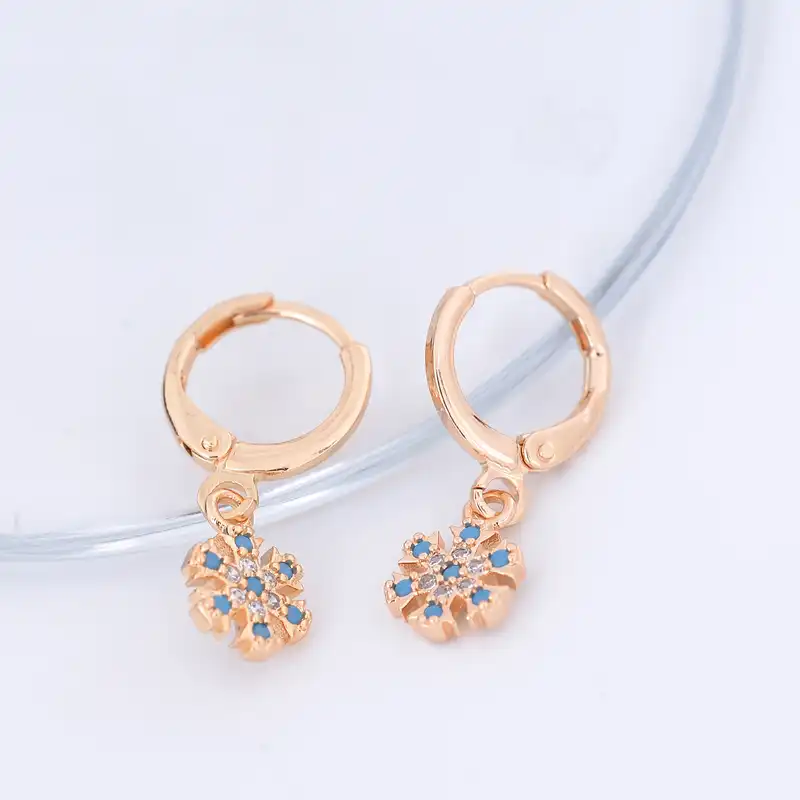 گوشواره زنانه مدل برف کد GO1683