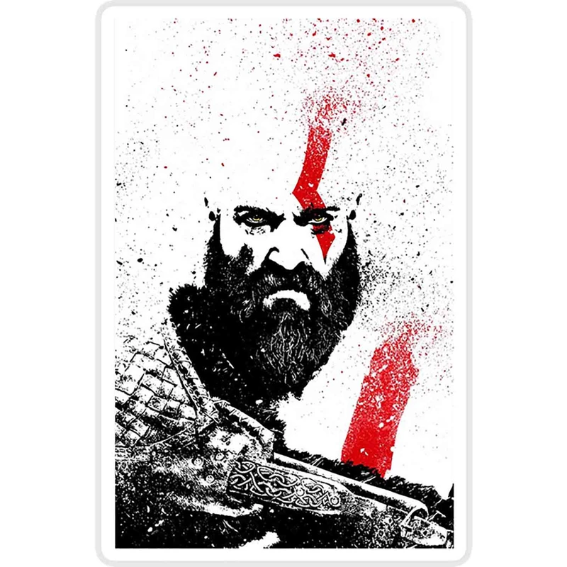 استیکر لپ تاپ طرح Kratos - God of War کد ST1091