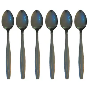 قاشق چای خوری مدل مانسی مجموعه 6 عددی