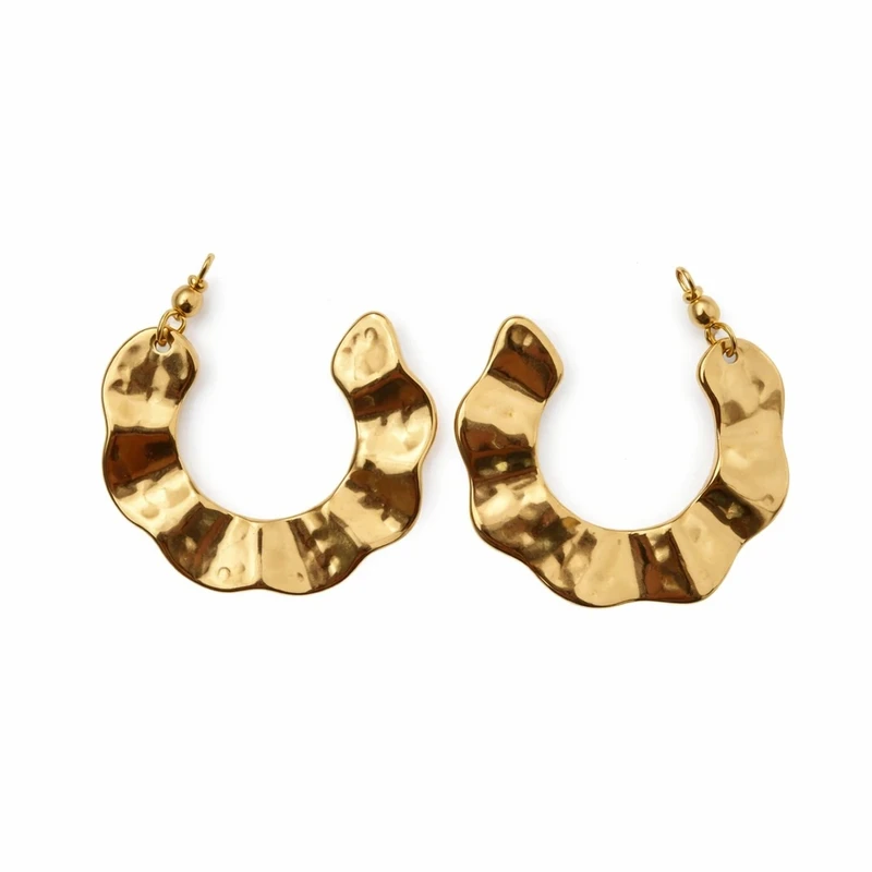 گوشواره حلقه‌ای زنانه مدل حلالی