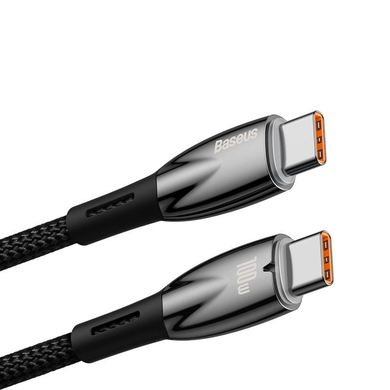 کابل USB-C باسئوس مدل Glimmer Series 100W طول 2 متر