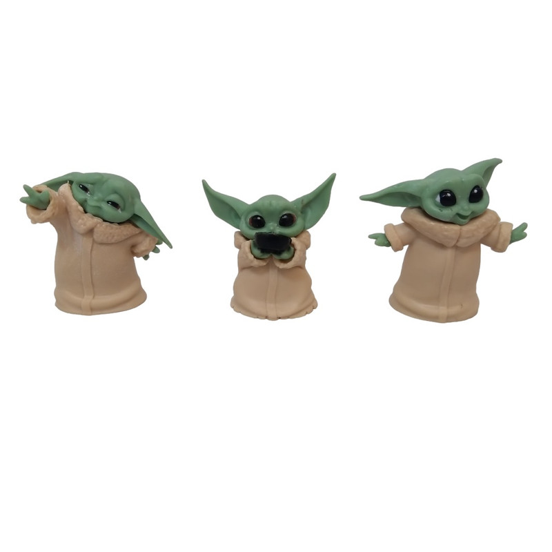 اکشن فیگور مدل بیبی یودا کد 190 مجموعه 6 عددی