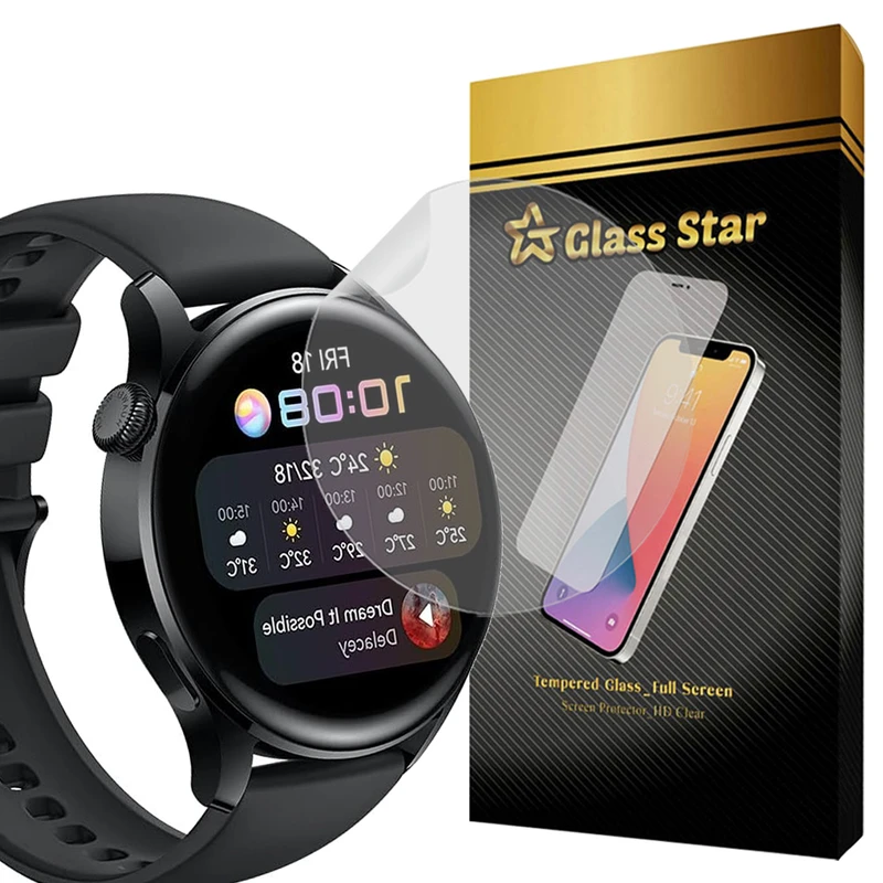 محافظ صفحه نمایش گلس استار مدل NNOG20 مناسب برای ساعت هوشمند هوآوی Watch 3 46 mm / Watch 3 Active Edition 46 mm