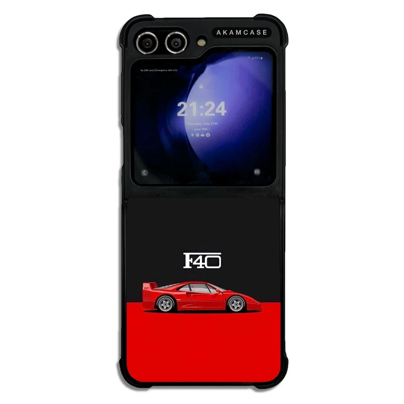 کاور آکام مدل AMC-WSGZFLIP5-CARS-24 مناسب برای گوشی موبایل سامسونگ Galaxy Z Flip 5