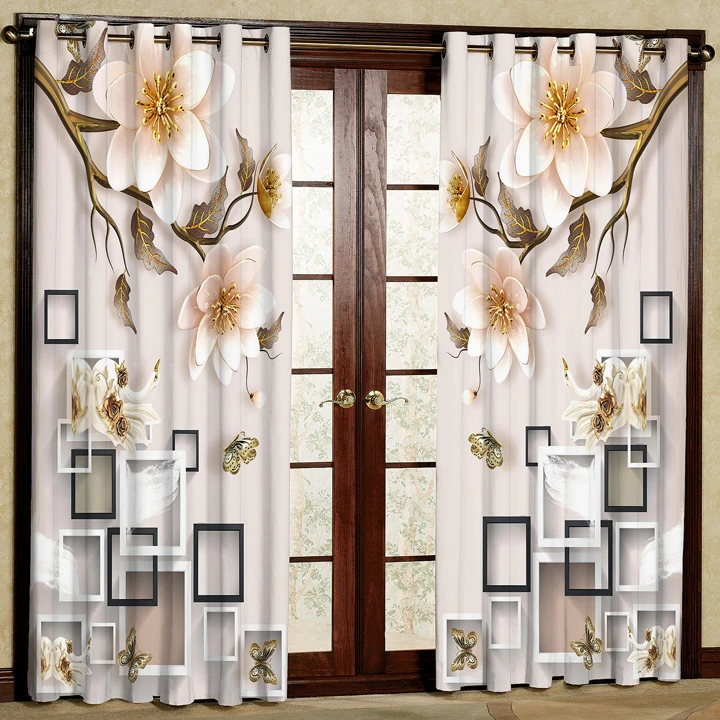 پرده پانچی کد 5138 سایز 280x140 سانتی متر